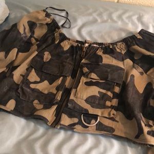 Off the shoulder shirt - F21.